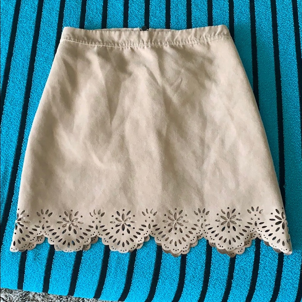 Hollister faux suede skirt 00